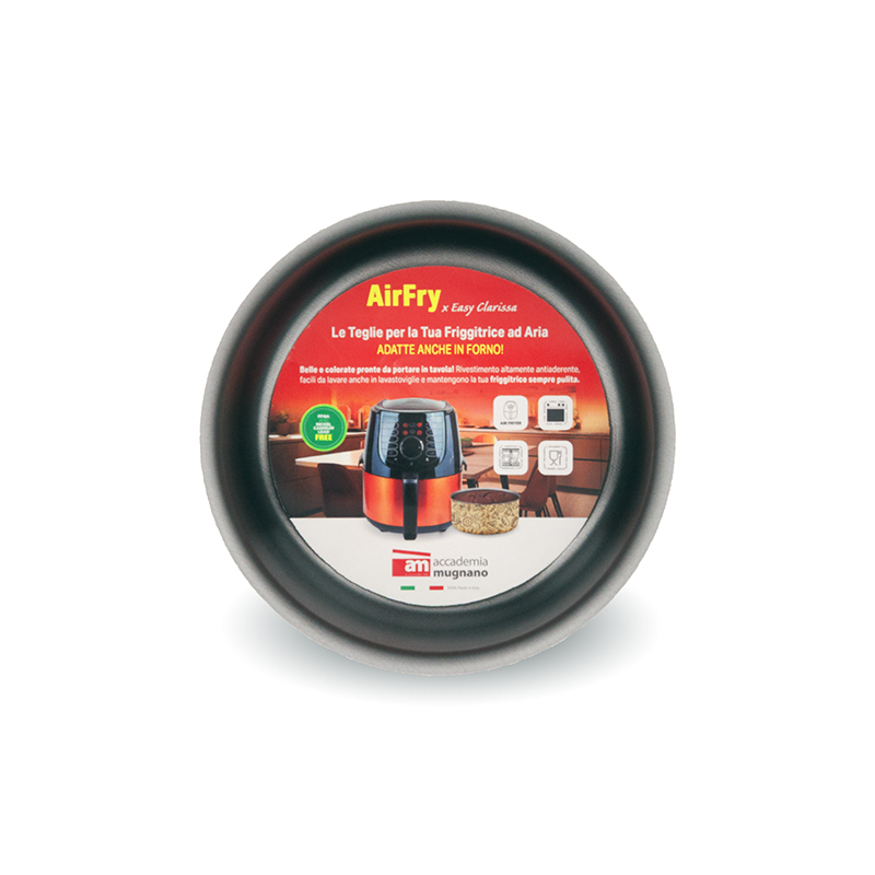 Accademia Mugnano AirFry set 2 teglie crema friggitrice ad aria