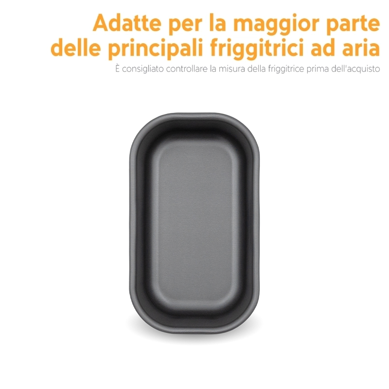 Accademia Mugnano AirFry stampo plumcake friggitrice ad aria