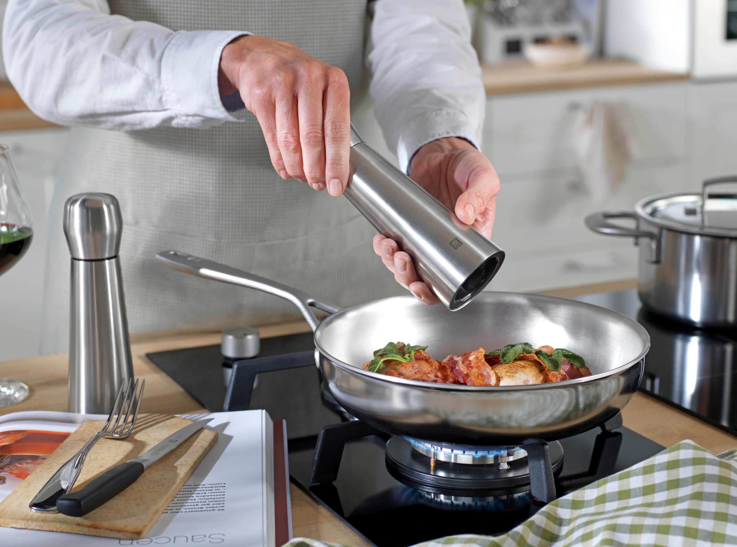 Zwilling Spices macinasale acciaio grigio 20 cm ceramica