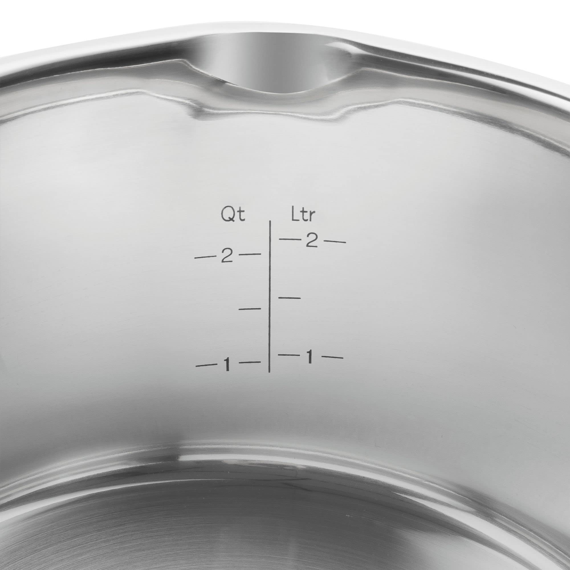 ZWILLING TrueFlow Set Pentole 3 Pezzi Inox con Coperchio Scolatore