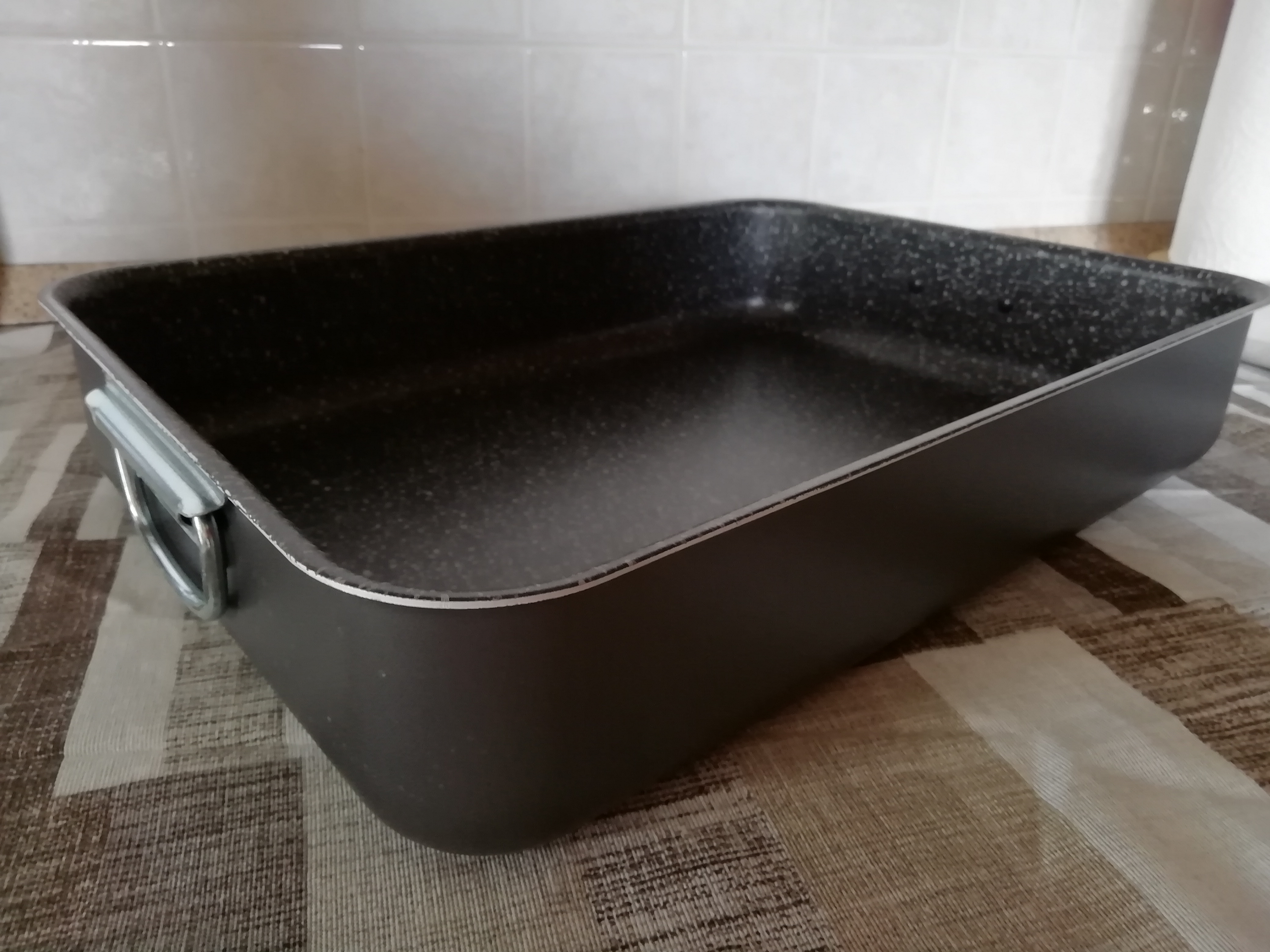 Alluflon Tradizione Italia lasagnera 25x18 cm nera da forno