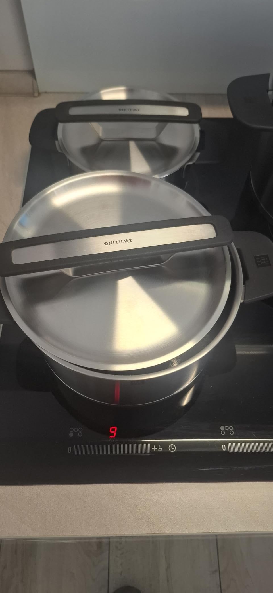 Zwilling More set pentole 5 pezzi acciaio nero induzione