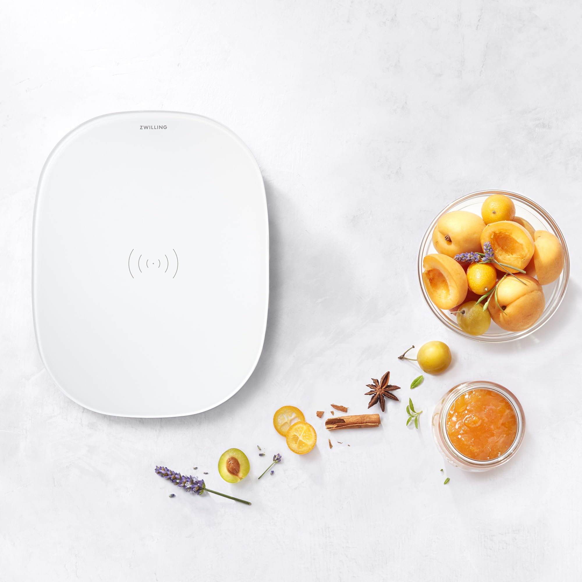 Zwilling Enfinigy bilancia cucina digitale 10 kg bianca