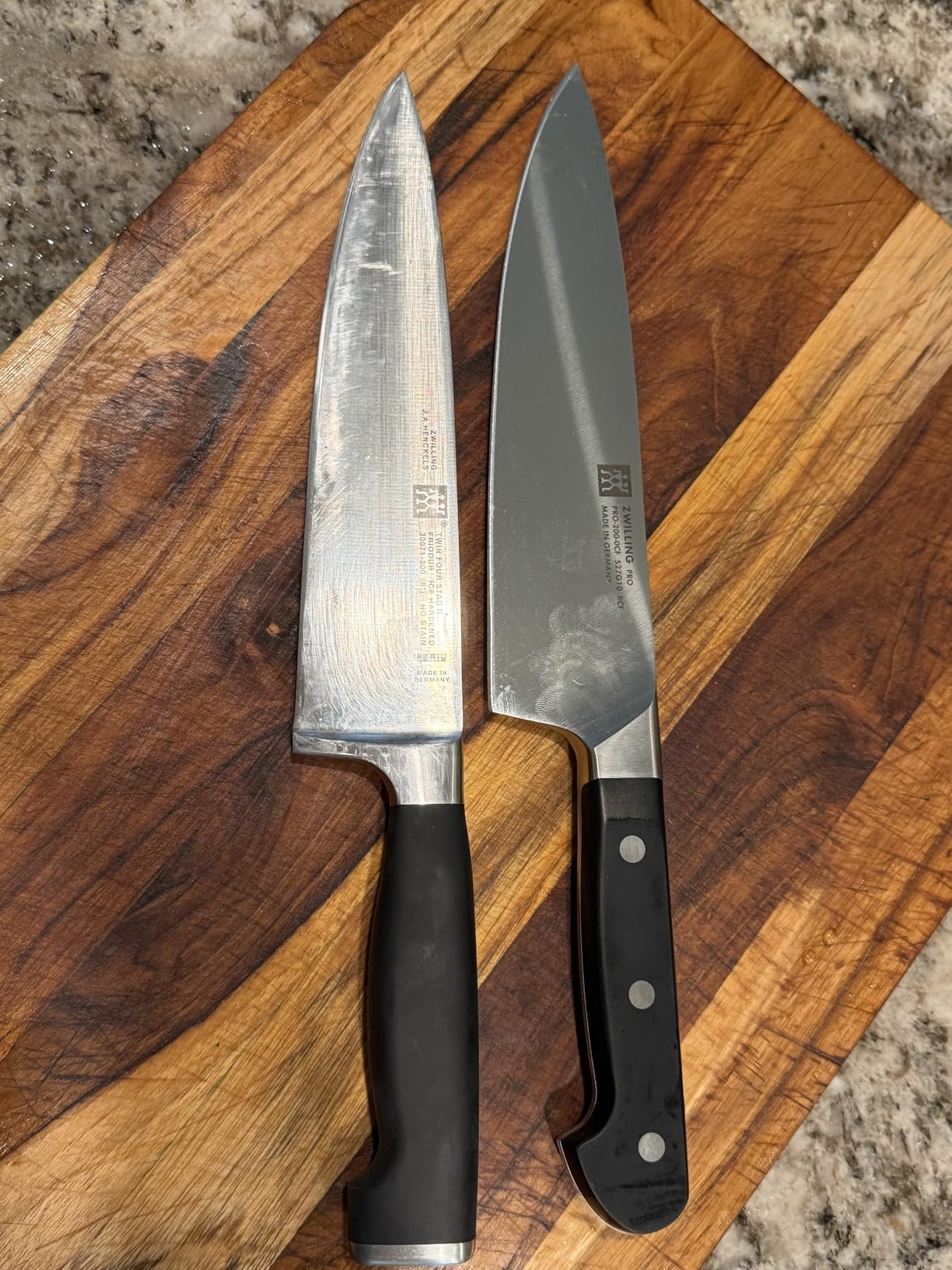 Zwilling Pro coltello chef acciaio Friodur 3 rivetti