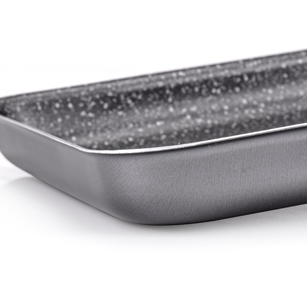 Alluflon Tradizione Italia Teglia 40x28 cm Antiaderente Pietra