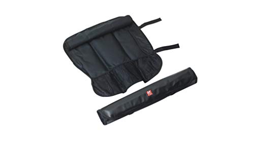 Zwilling Borsa arrotolabile 7 scomparti nero per coltelli