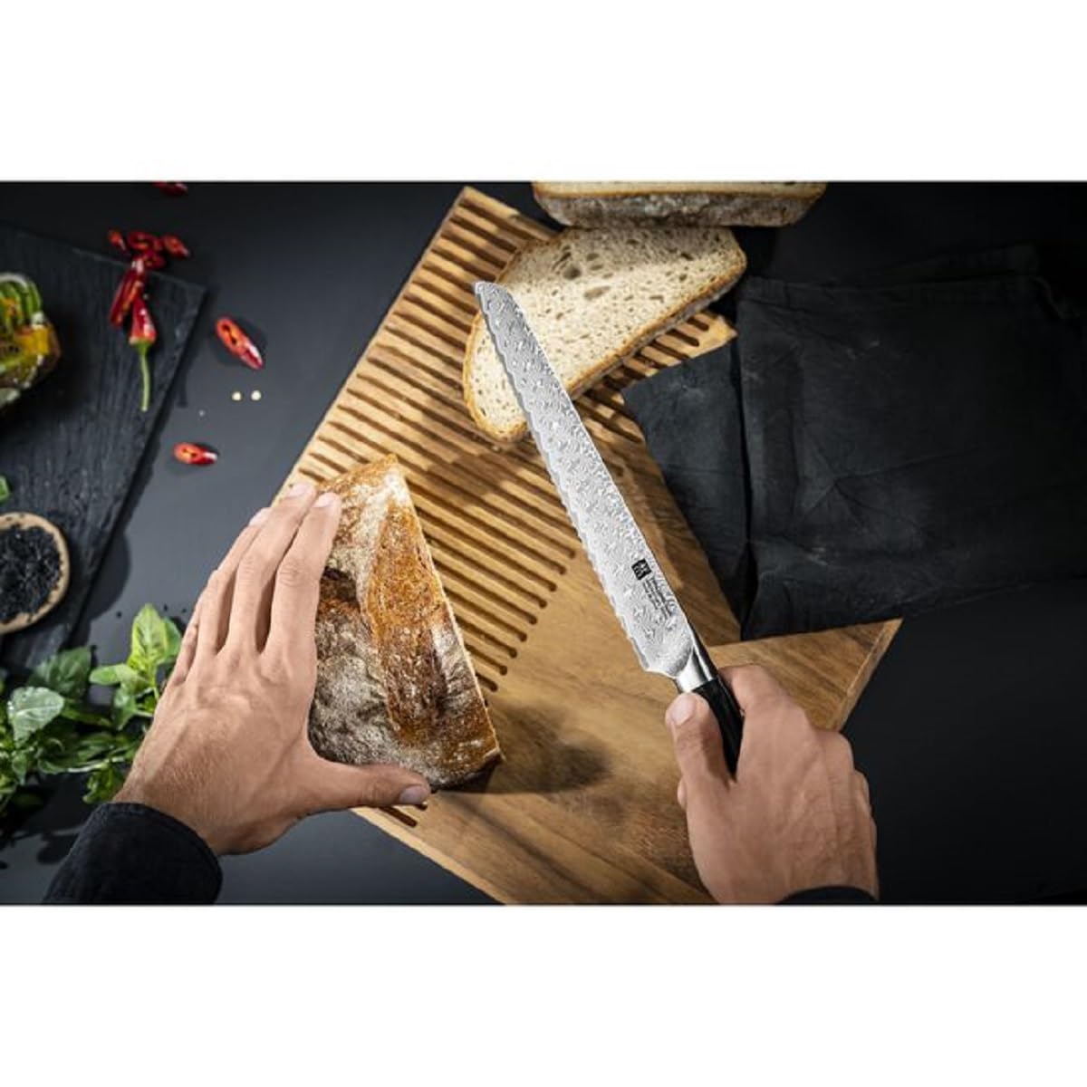 Zwilling Pro Wood 30576-231-0 coltello pane 23cm damasco