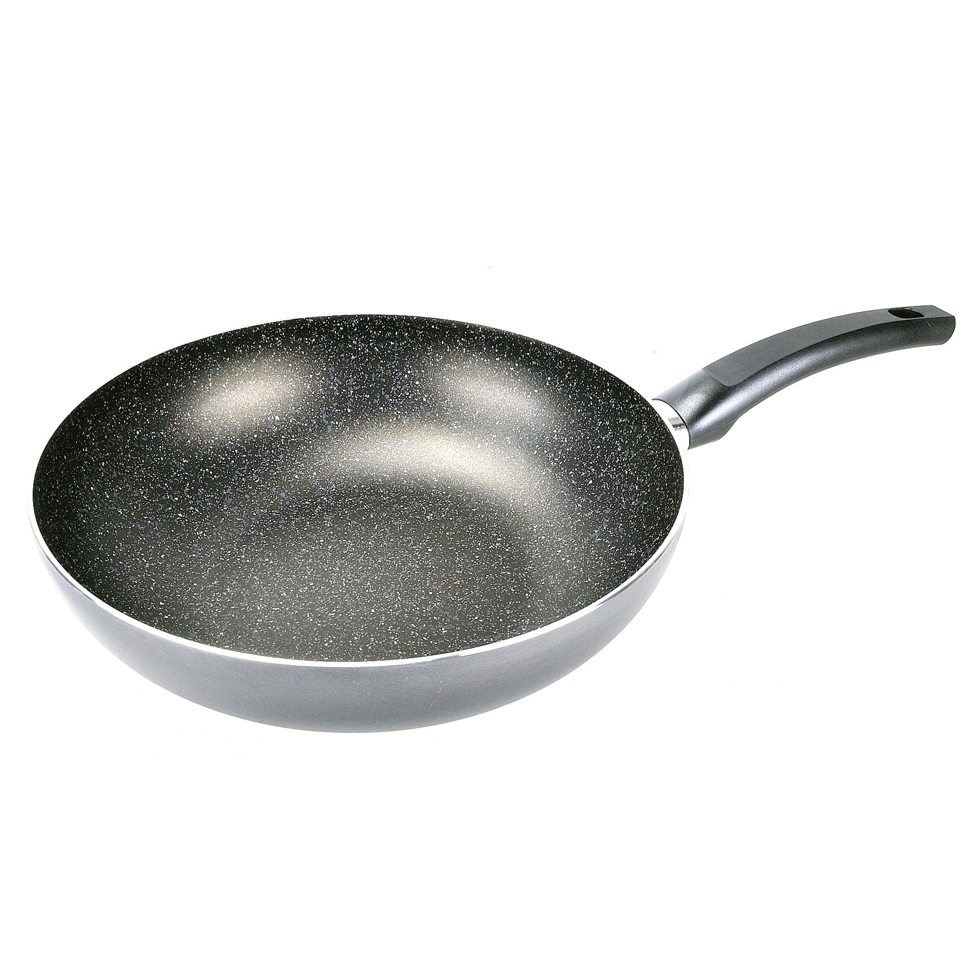 Alluflon Tradizione Italia Wok antiaderente 28 cm effetto pietra