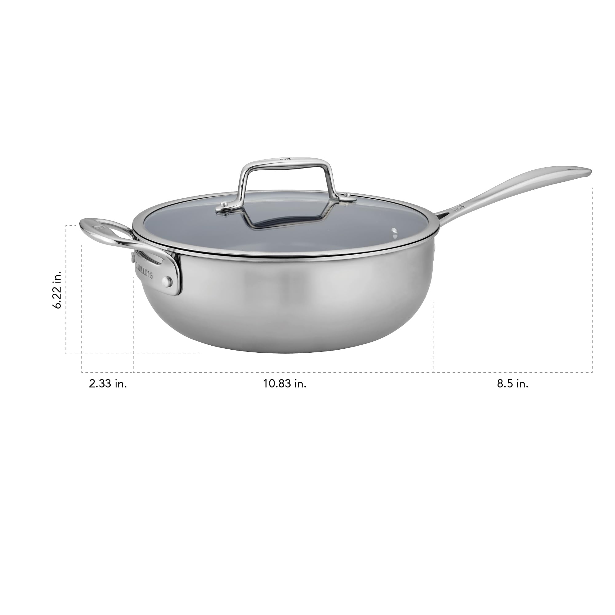 Zwilling Clad CFX padella ceramica antiaderente 4,5 qt