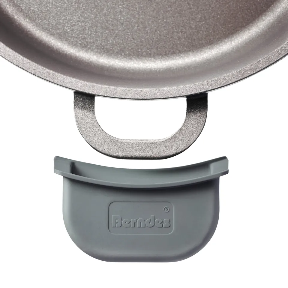 Berndes Presine Silicone Grigie Coppia per Pentole Alluminio