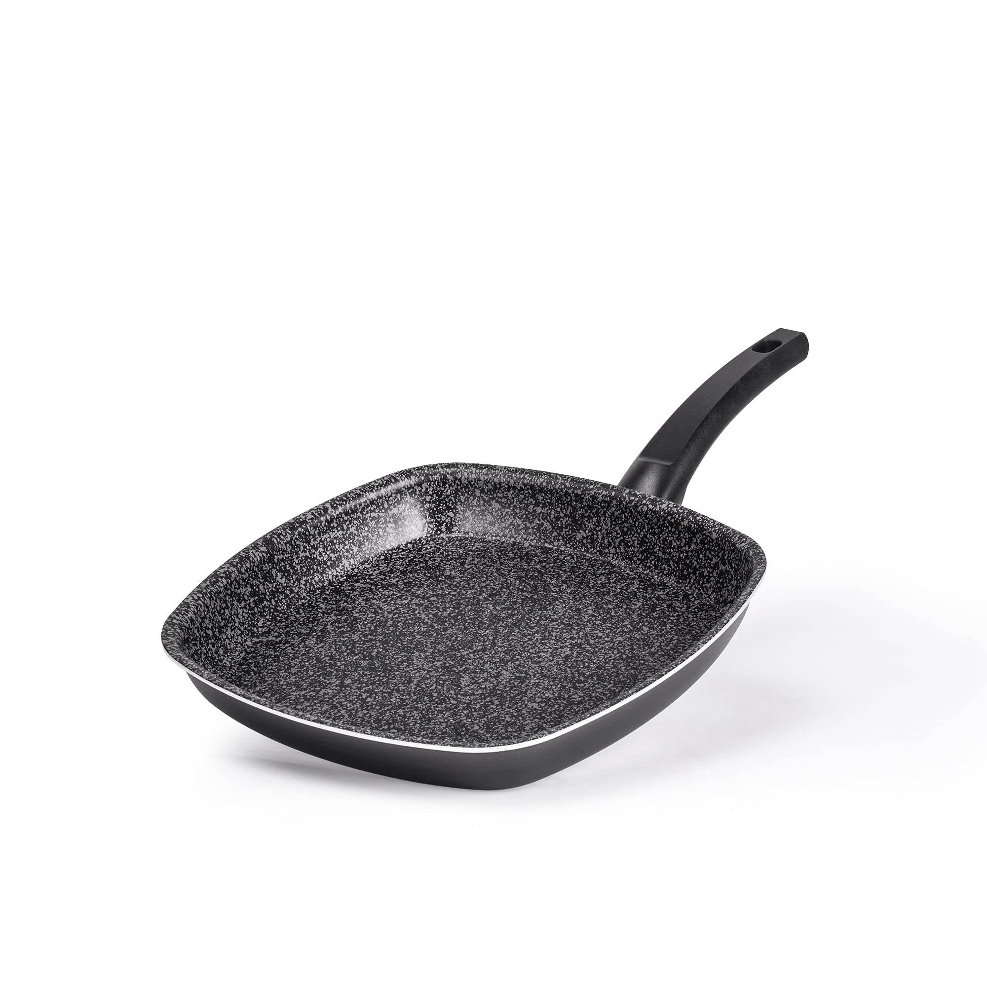 Alluflon Tradizione Italia pescera 28 cm nera effetto pietra