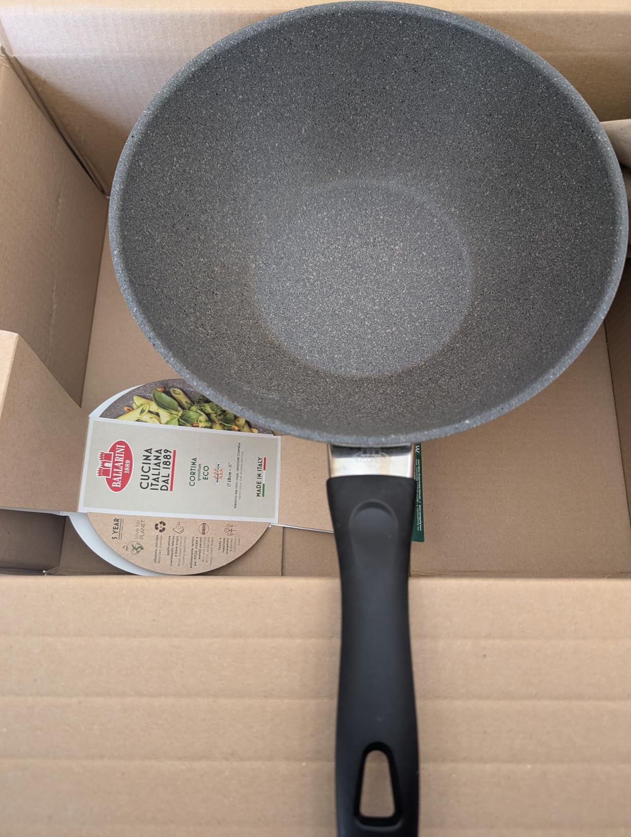 BALLARINI Salina Wok 28 cm Antiaderente a Induzione