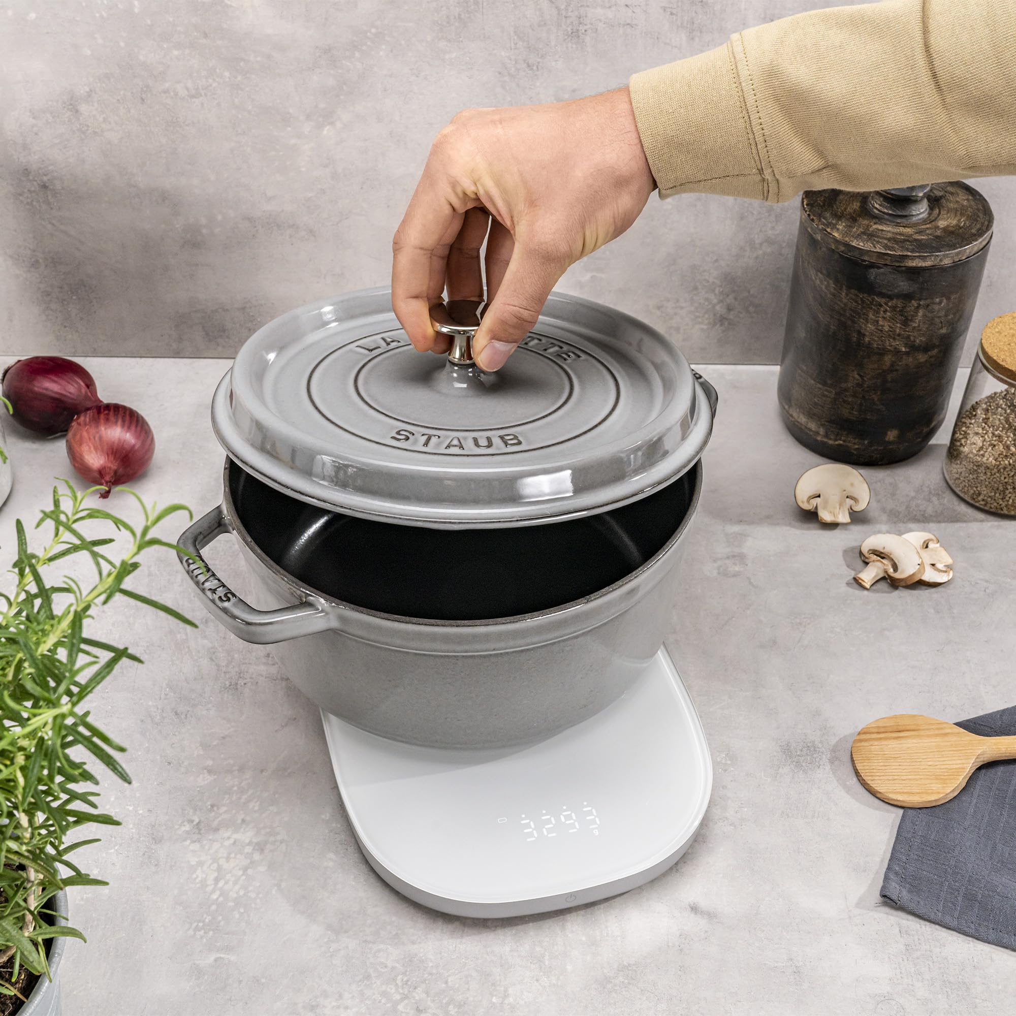Zwilling Enfinigy bilancia cucina digitale 10 kg bianca
