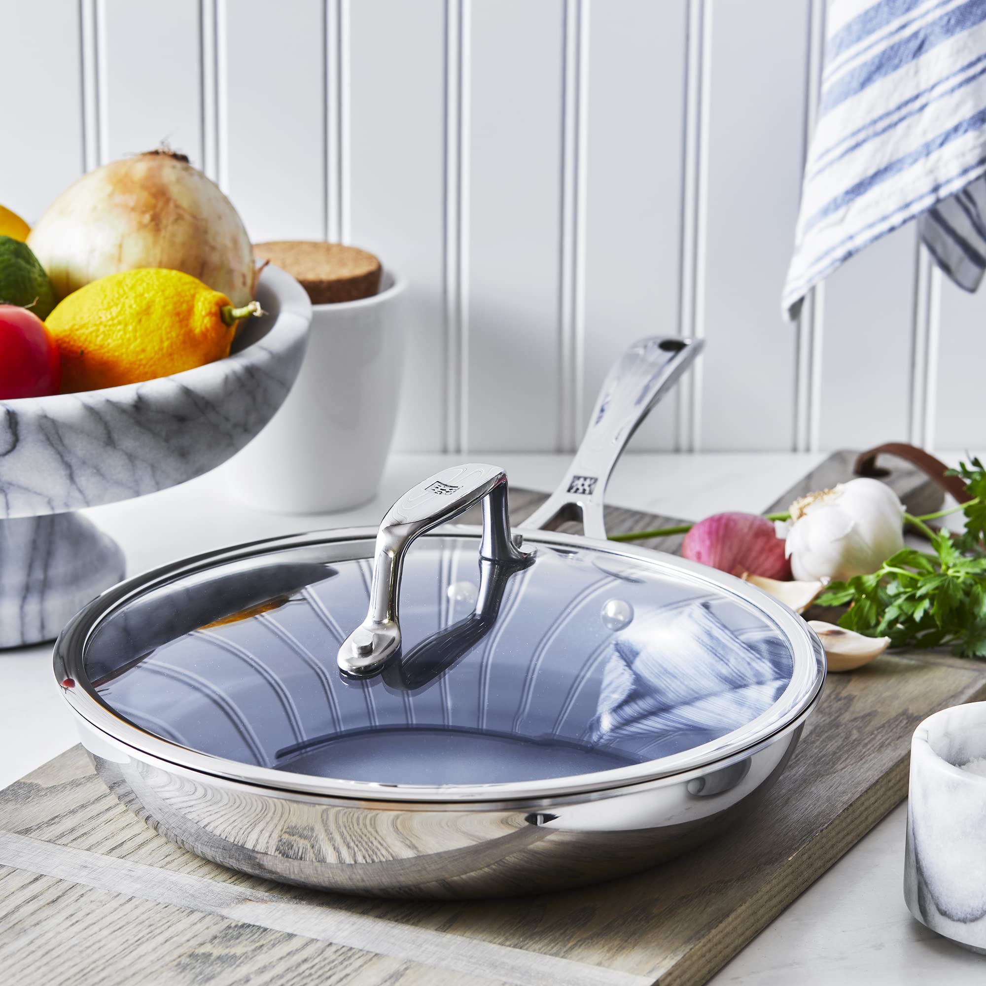 Zwilling Clad CFX set padelle ceramica 2 pezzi con coperchio