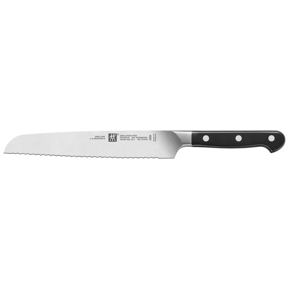 Zwilling Pro coltello pane 20 cm acciaio inox