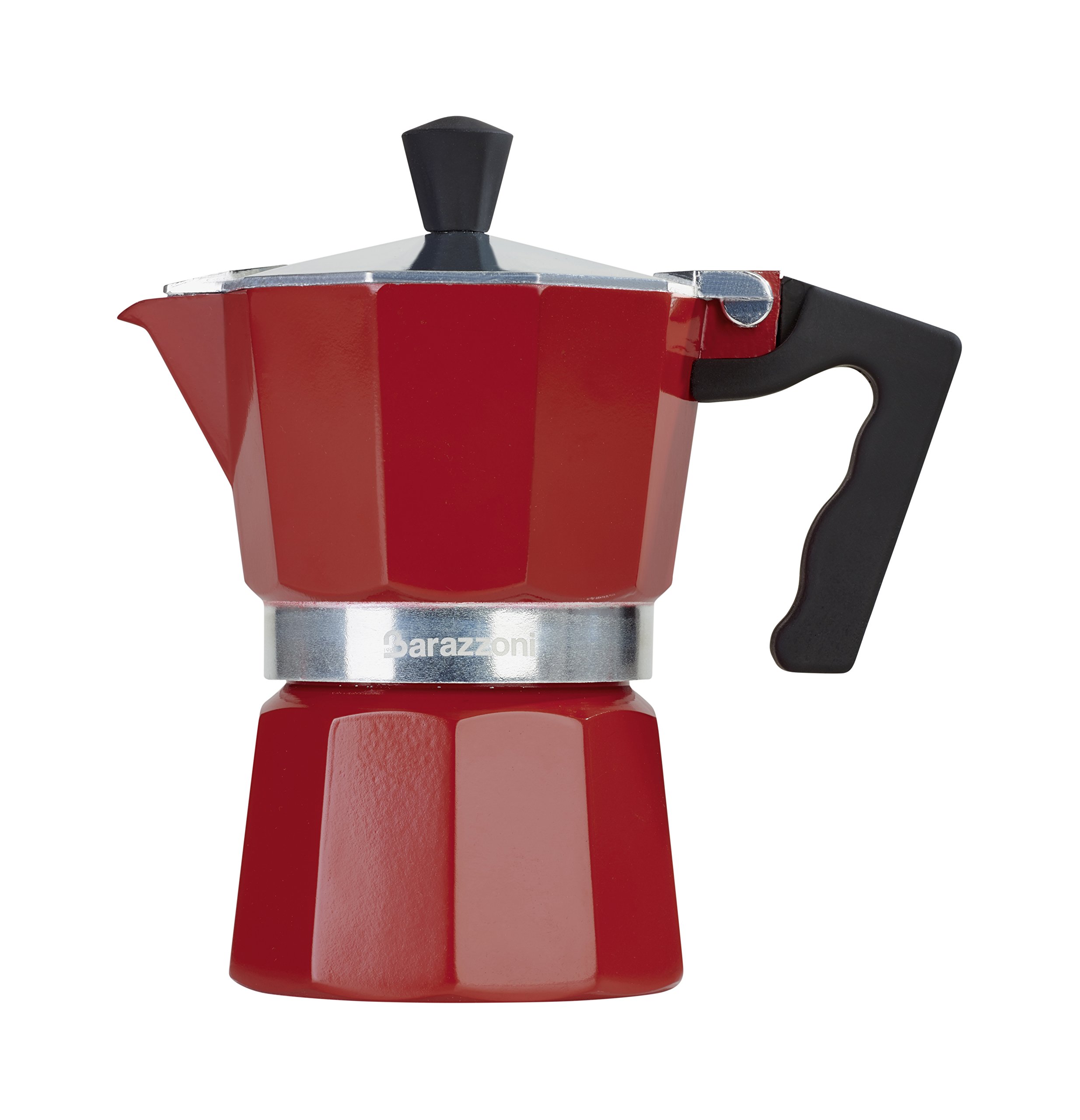 Barazzoni La Caffettiera Moka rossa 1 tazza alluminio