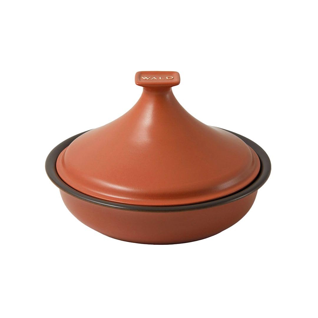 Wald Cottura tajine argilla rossa 31,5 cm pentola lenta