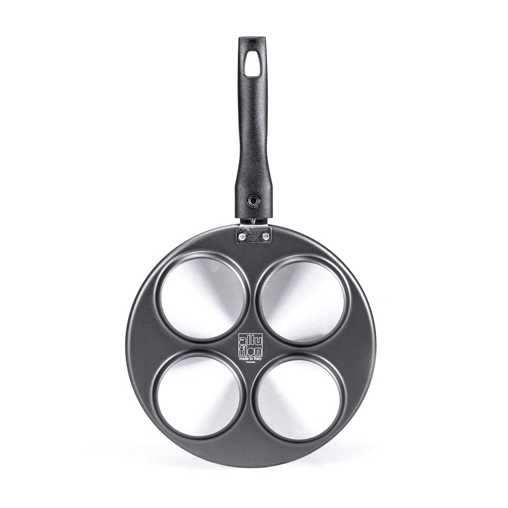 Alluflon Tradizione Italia Pancake Padella 4 stampi 24 cm antiaderente