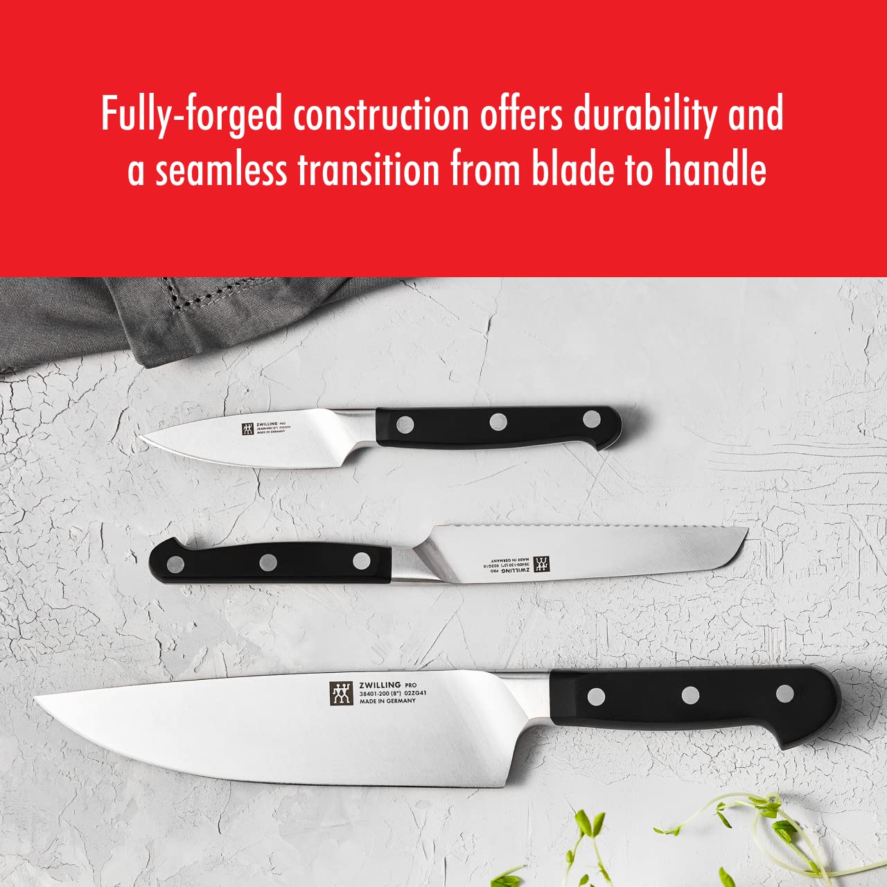 Zwilling Pro set coltelli autoaffilanti 7 pezzi