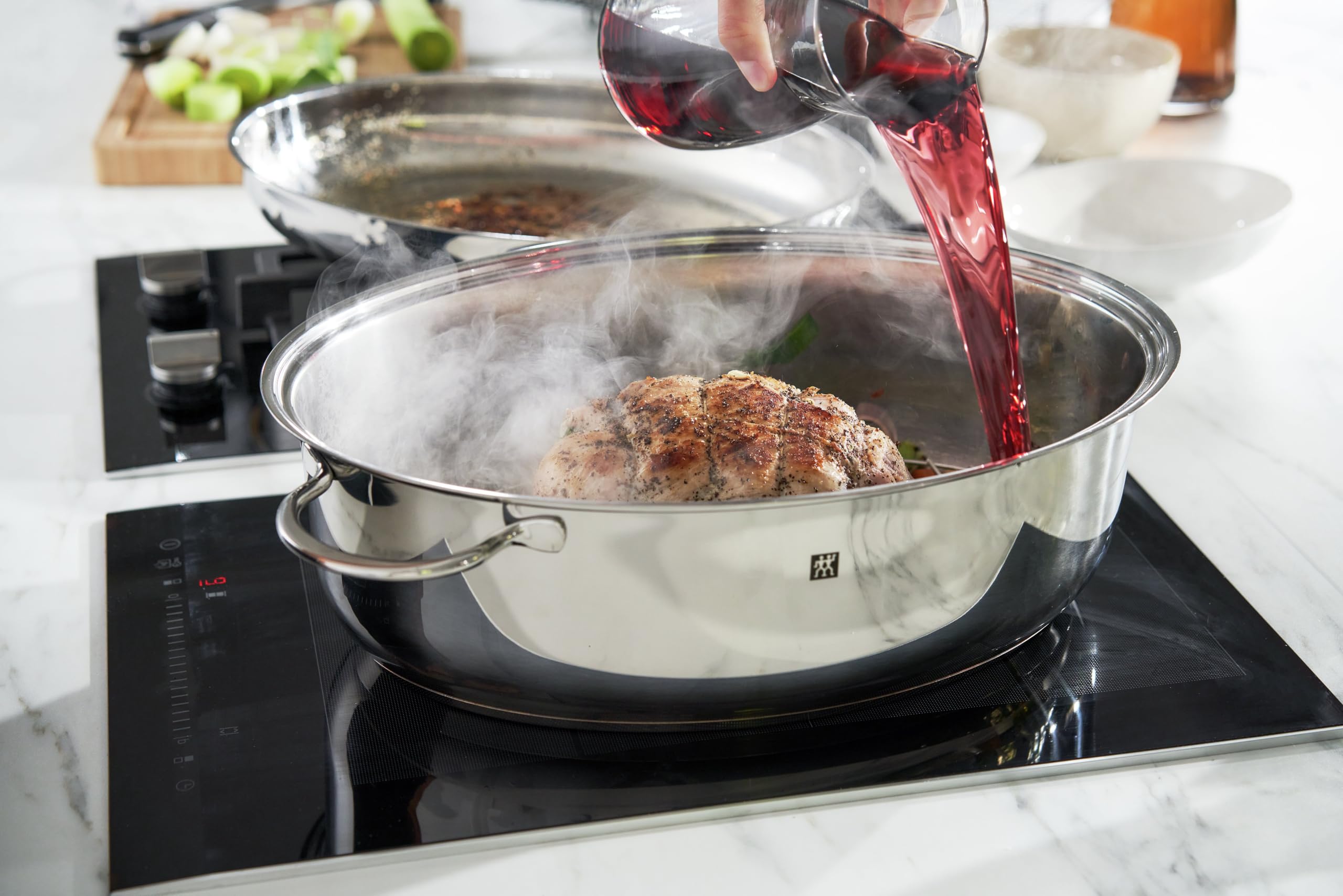 Zwilling Plus rostiera ovale 38 cm 8,5 litri acciaio