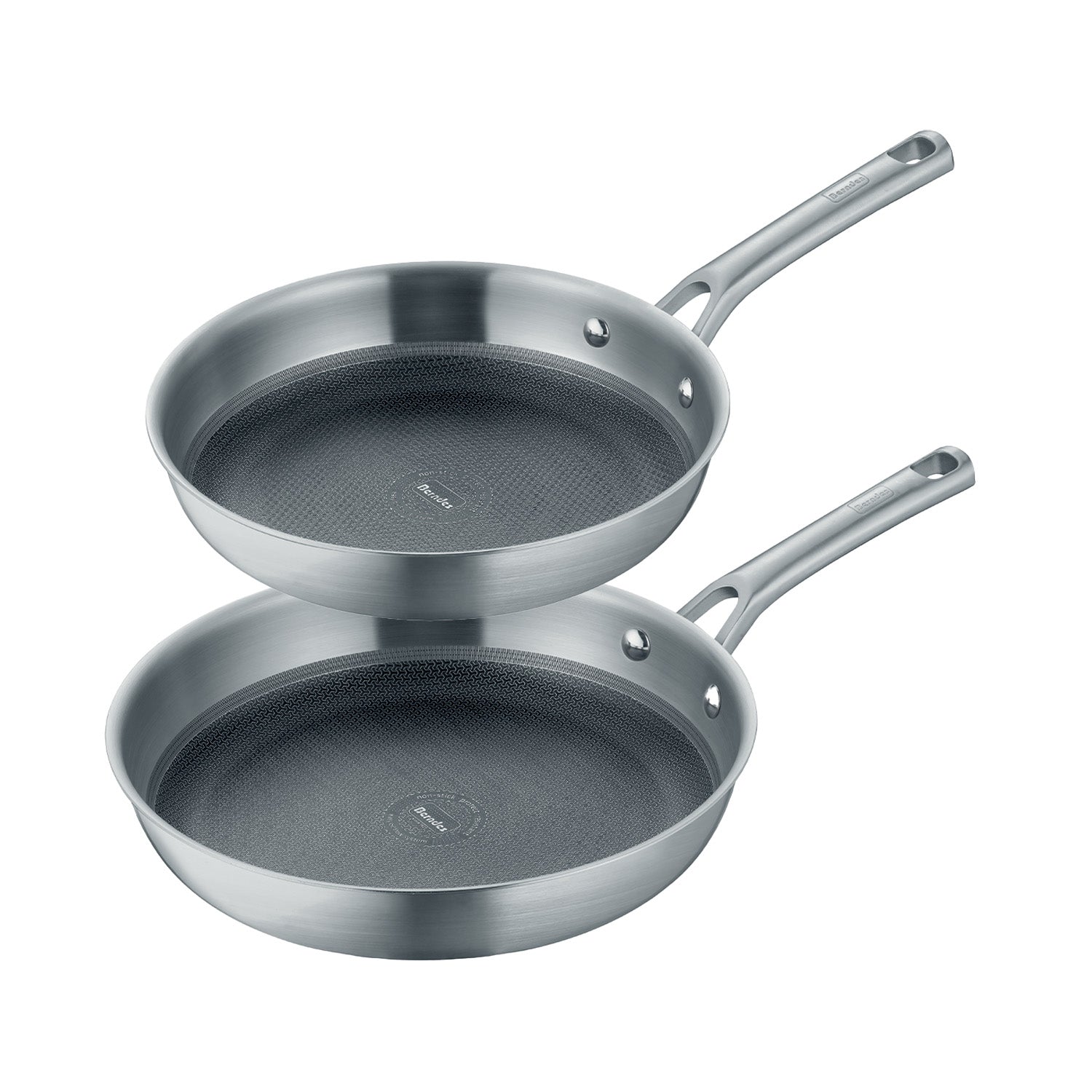 Berndes Tricion Resist set padelle 24+28 cm acciaio forno