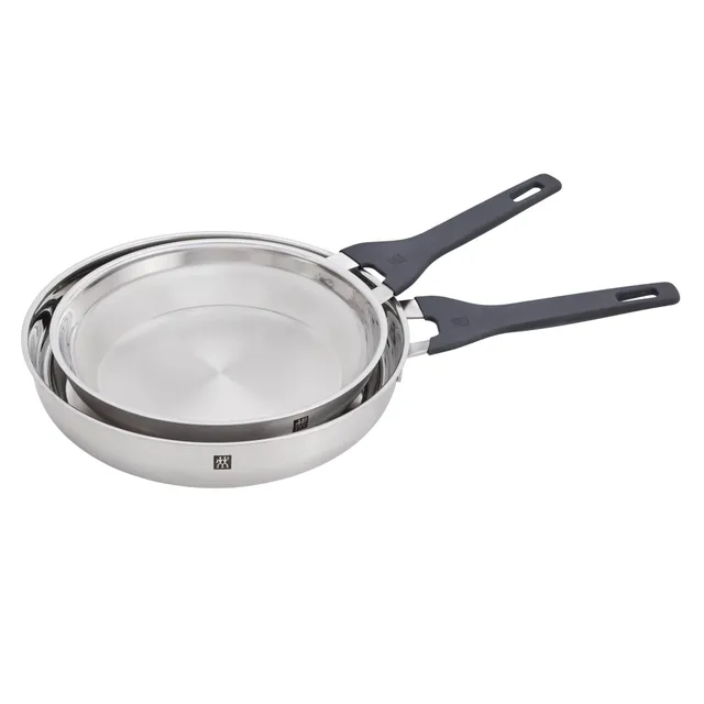 Zwilling Simplify Set 2 Padelle Inox 24,1+28 cm Induzione