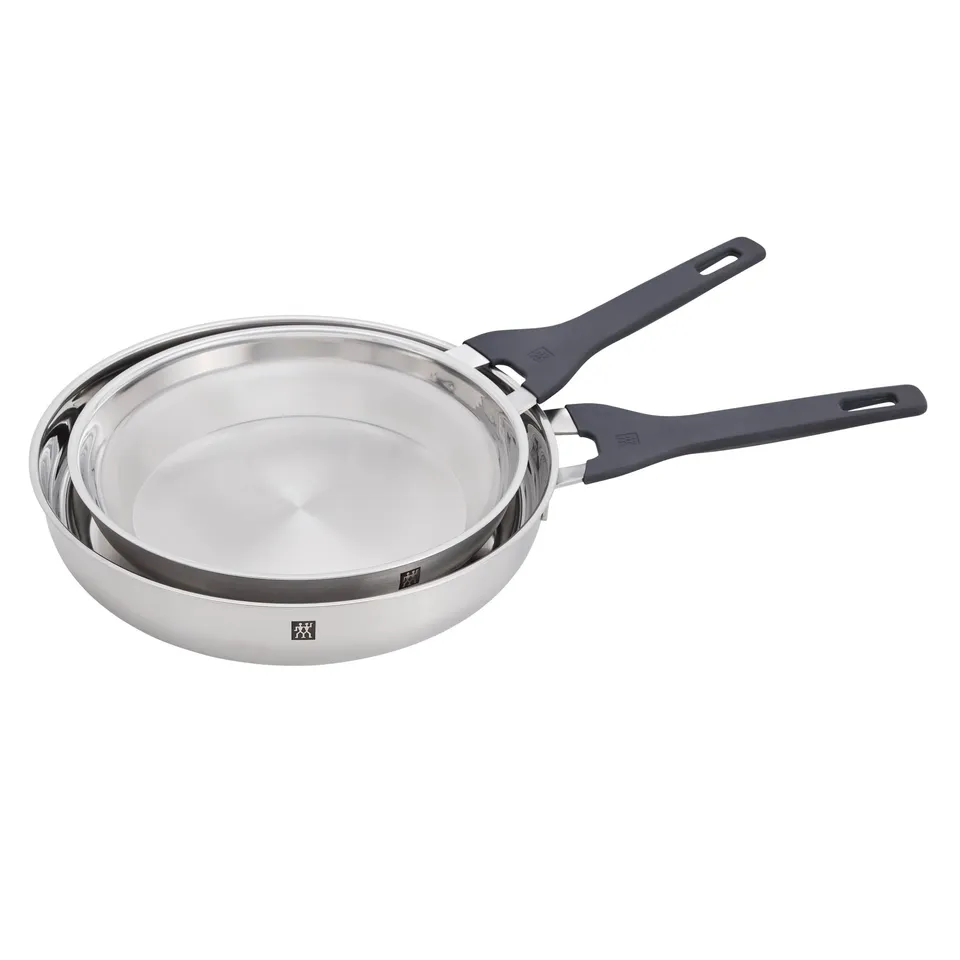 Zwilling Simplify Set 2 Padelle Inox 24,1+28 cm Induzione