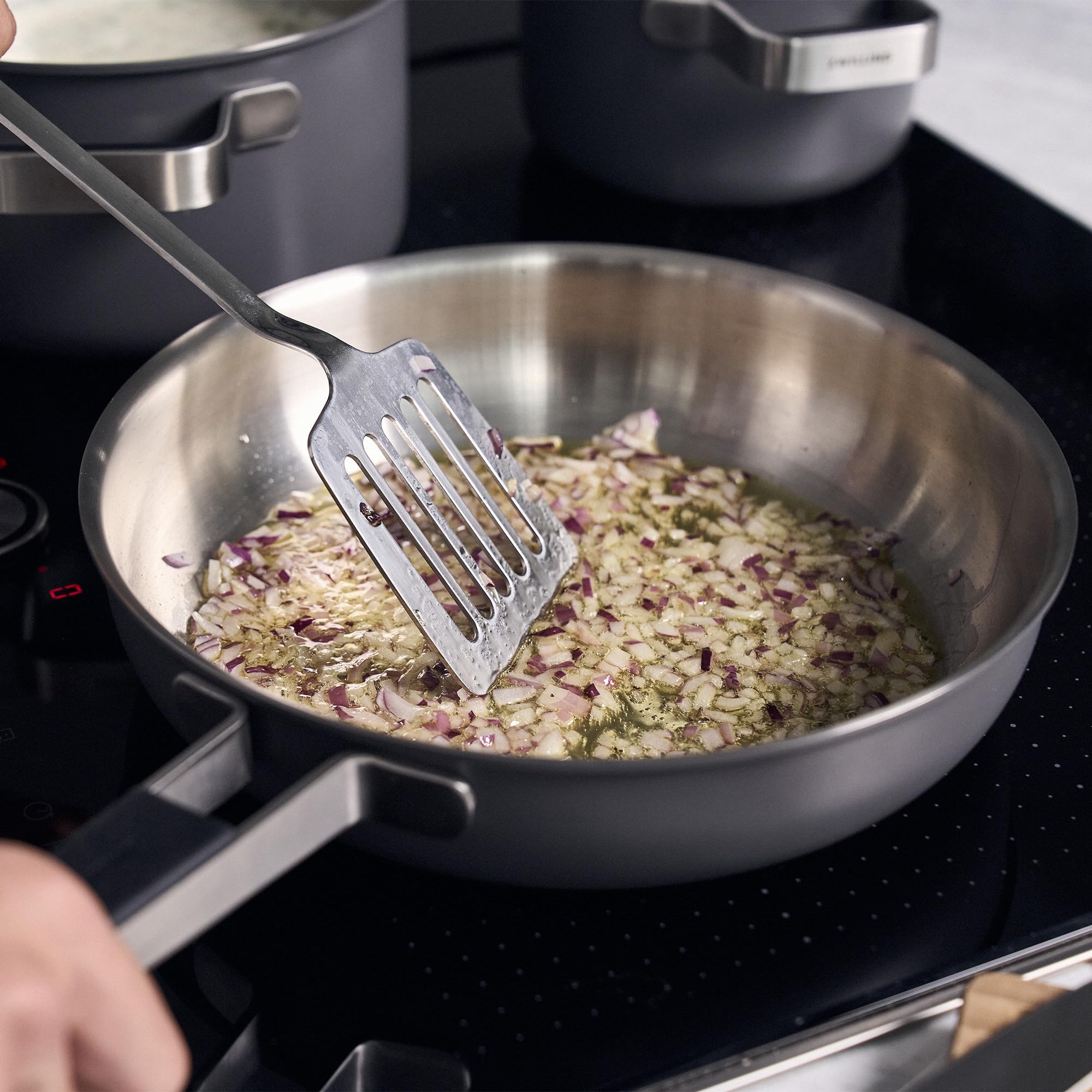 Zwilling Pure padella 24 cm acciaio inox grigio
