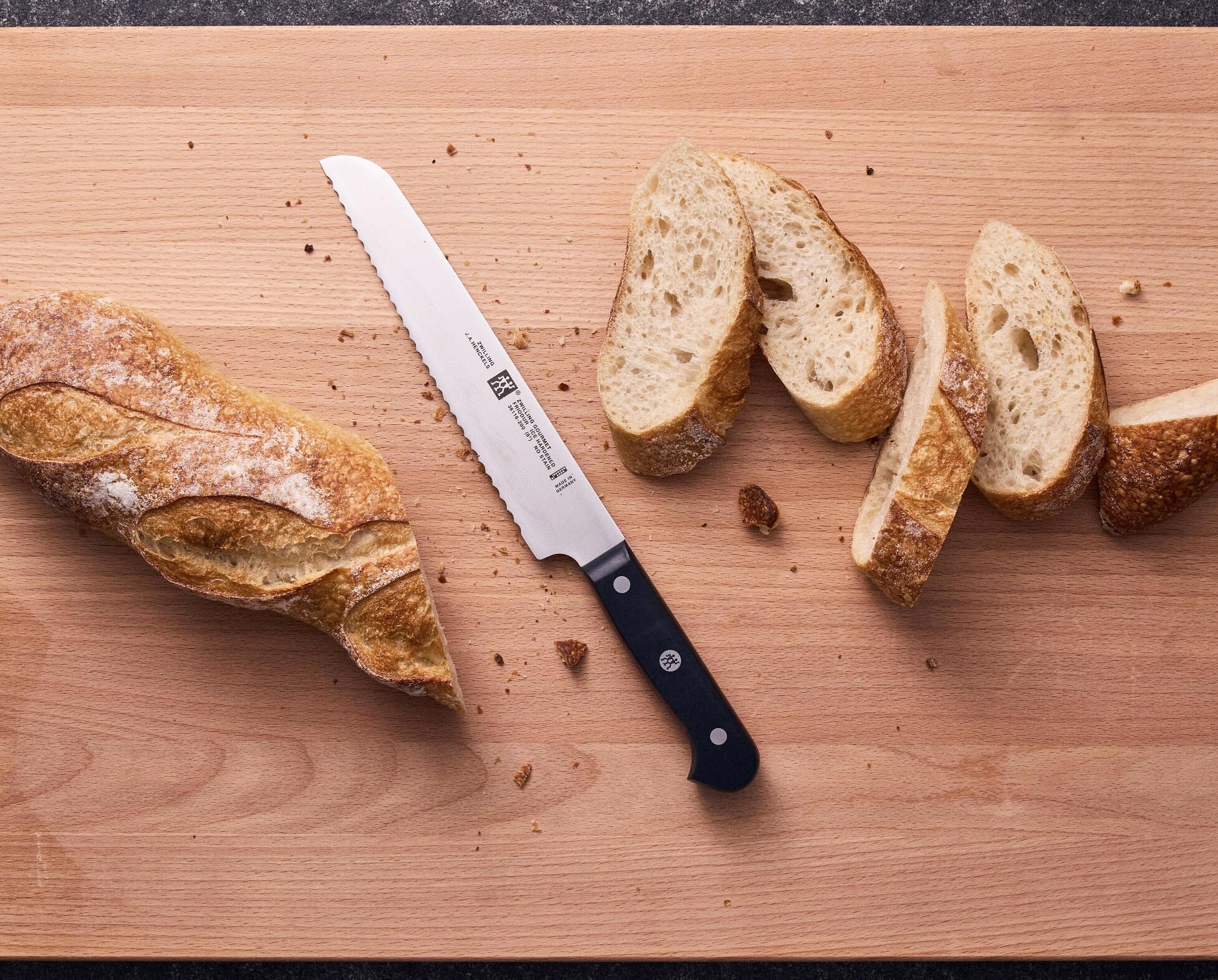 Zwilling coltello pane lama seghettata 20 cm acciaio inox