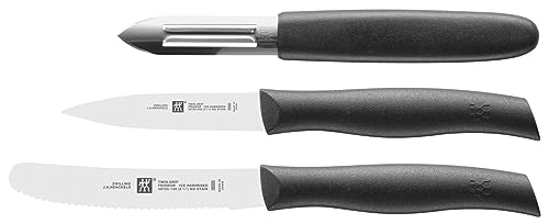 Zwilling Twin Grip 38738-000-0 set 3 coltelli cucina neri