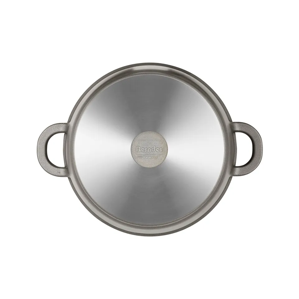 Berndes Bonanza Induction Padella 28 cm Grigio Coperchio