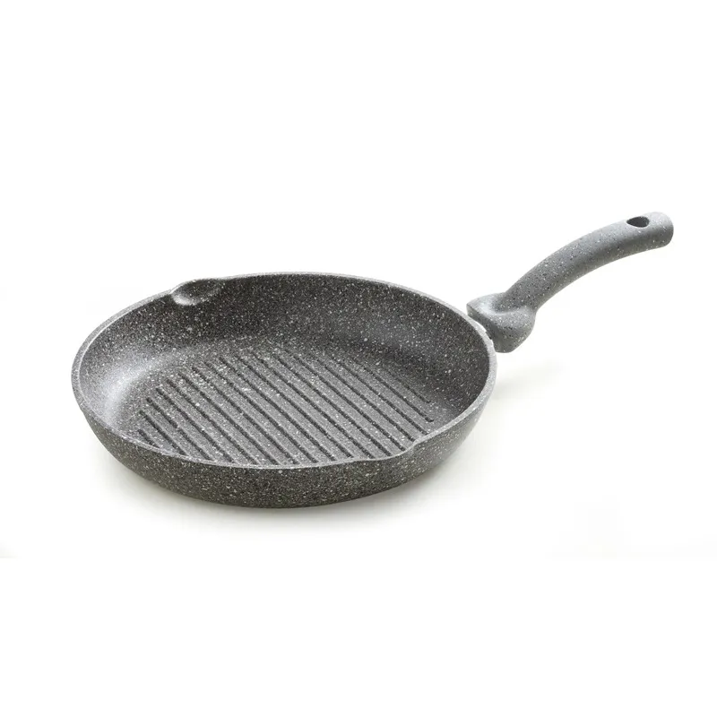 Accademia Mugnano Cuore di Pietra bistecchiera tonda 28 cm pietra