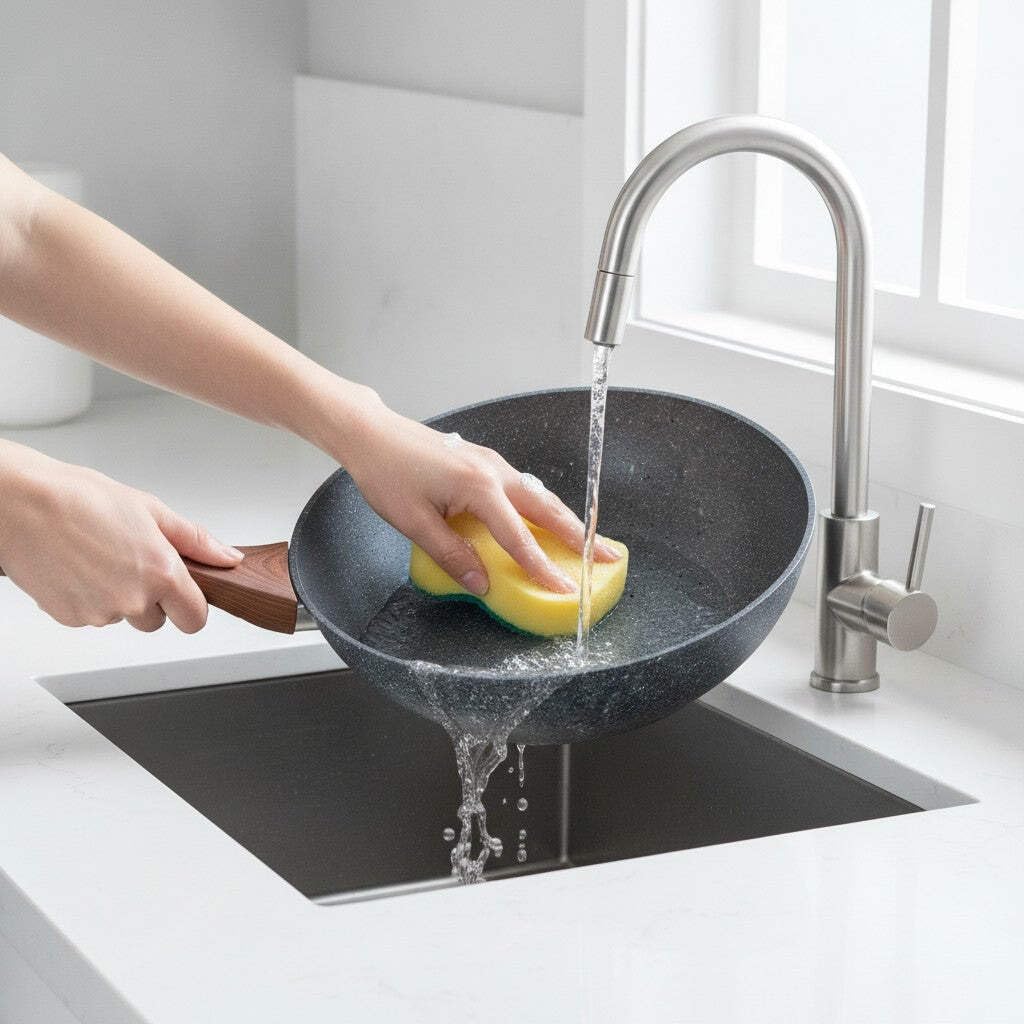 Mamù Fast Induction Wok 24 cm a induzione antiaderente