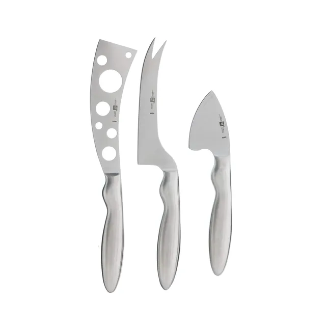 Zwilling Set 3 Coltelli da Formaggio Acciaio Inox