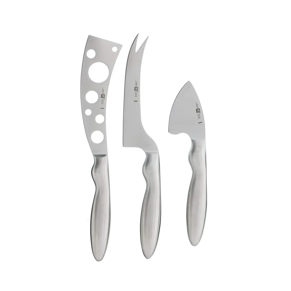 Zwilling Set 3 Coltelli da Formaggio Acciaio Inox