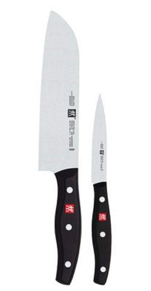 Zwilling Twin Pollux set coltelli 2 pezzi santoku spelucchino inox