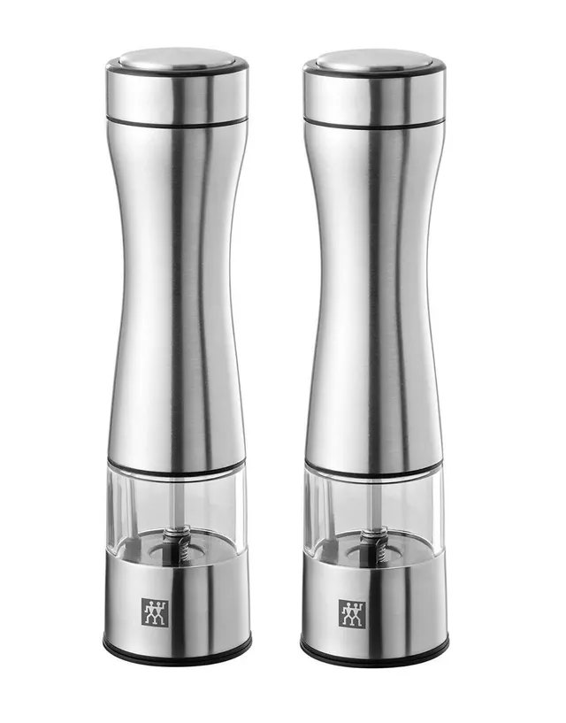 Zwilling Table set 2 macinasale e macinapepe elettrici inox
