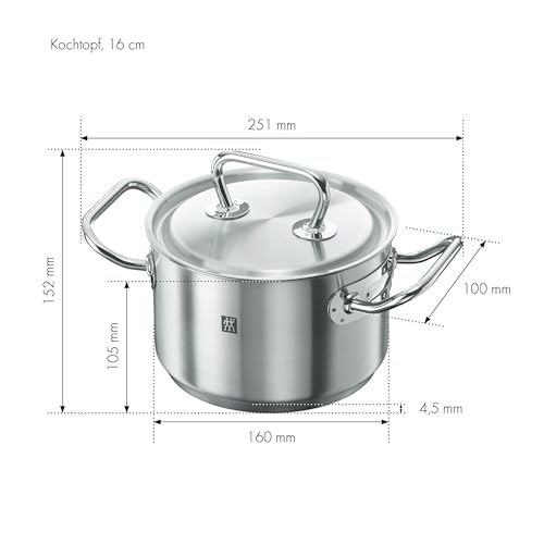 Zwilling Twin Classic 40913-160-0 Pentola 16 cm Acciaio