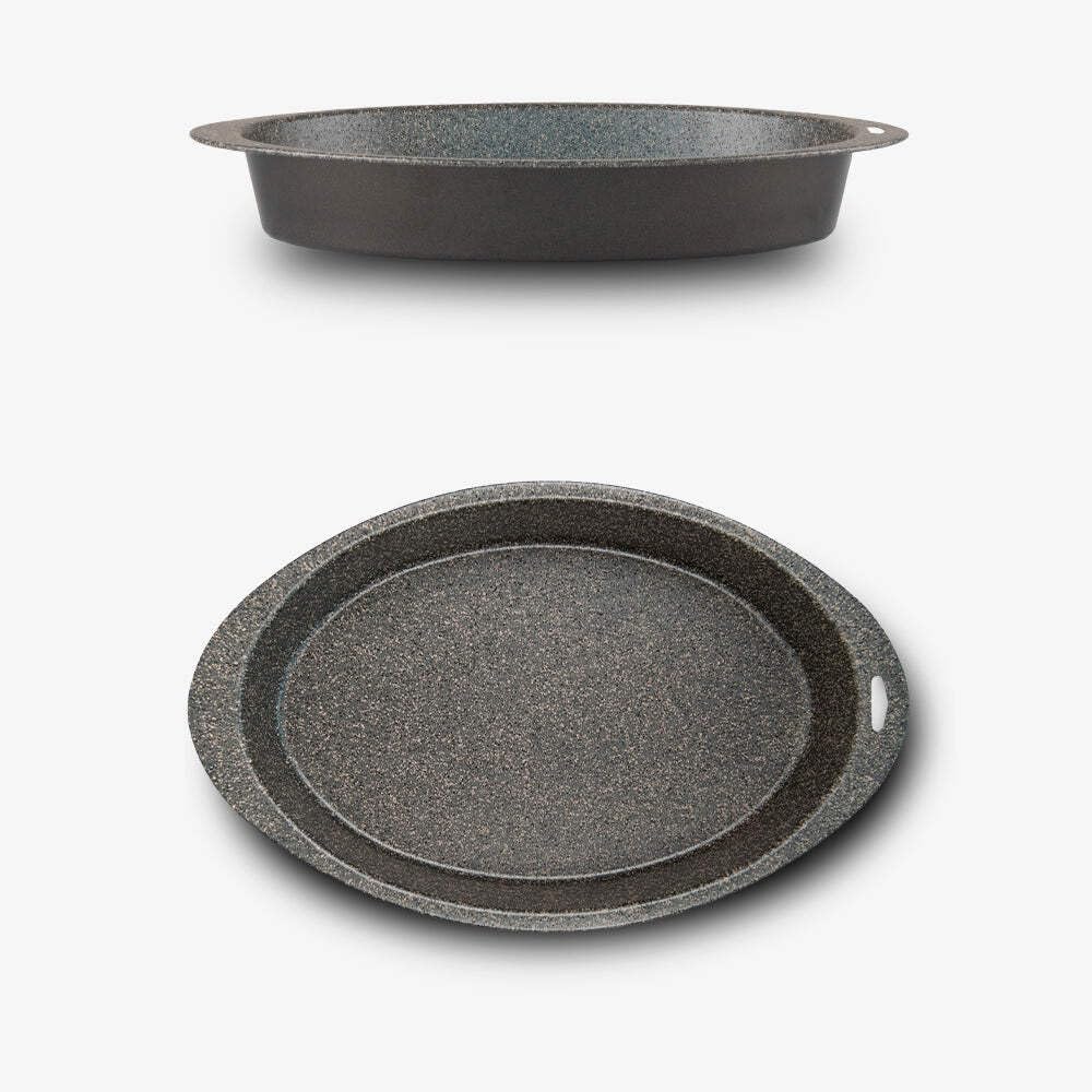 Mamù Happy Stone Teglia Ovale Antiaderente 35x23 cm