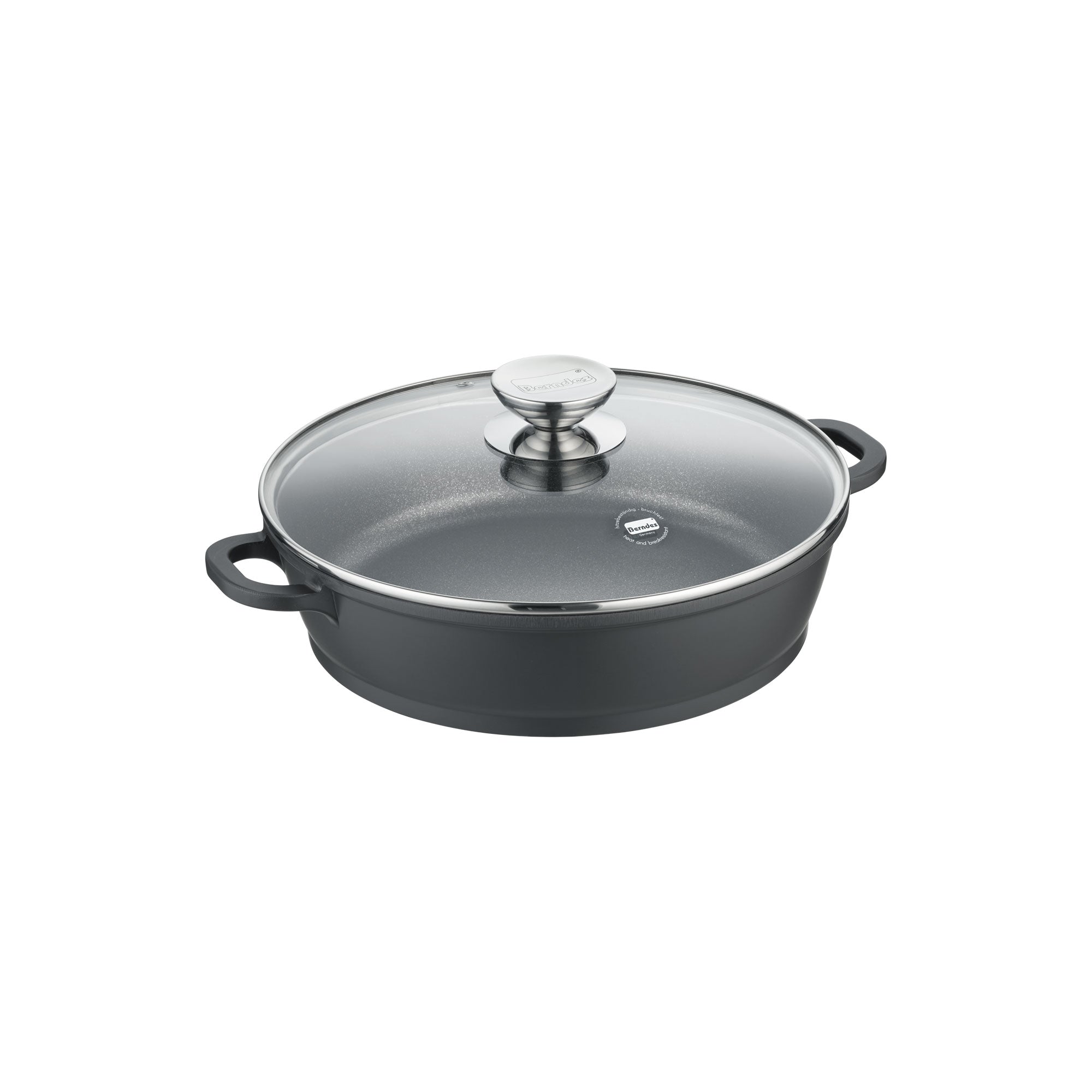 Berndes Vario Click padella servire 28 cm coperchio vetro
