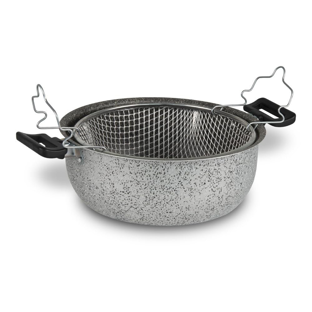 Mamù Janet 2.0 friggitrice alluminio antiaderente 24 cm