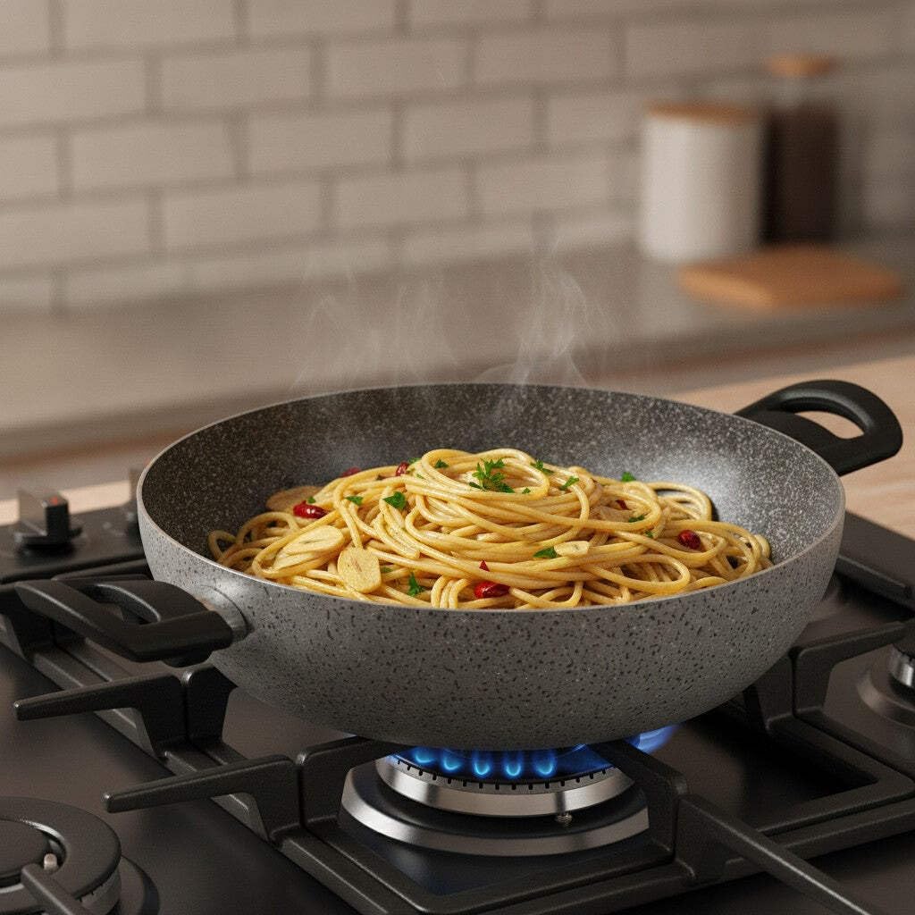 Mamù Janet 2.0 Saltapasta 2 Manici 24 cm Antiaderente