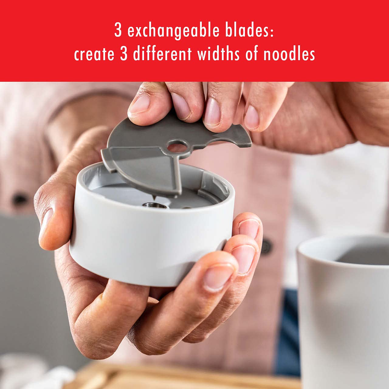 Zwilling Z-Cut spiralizzatore acciaio inox grigio