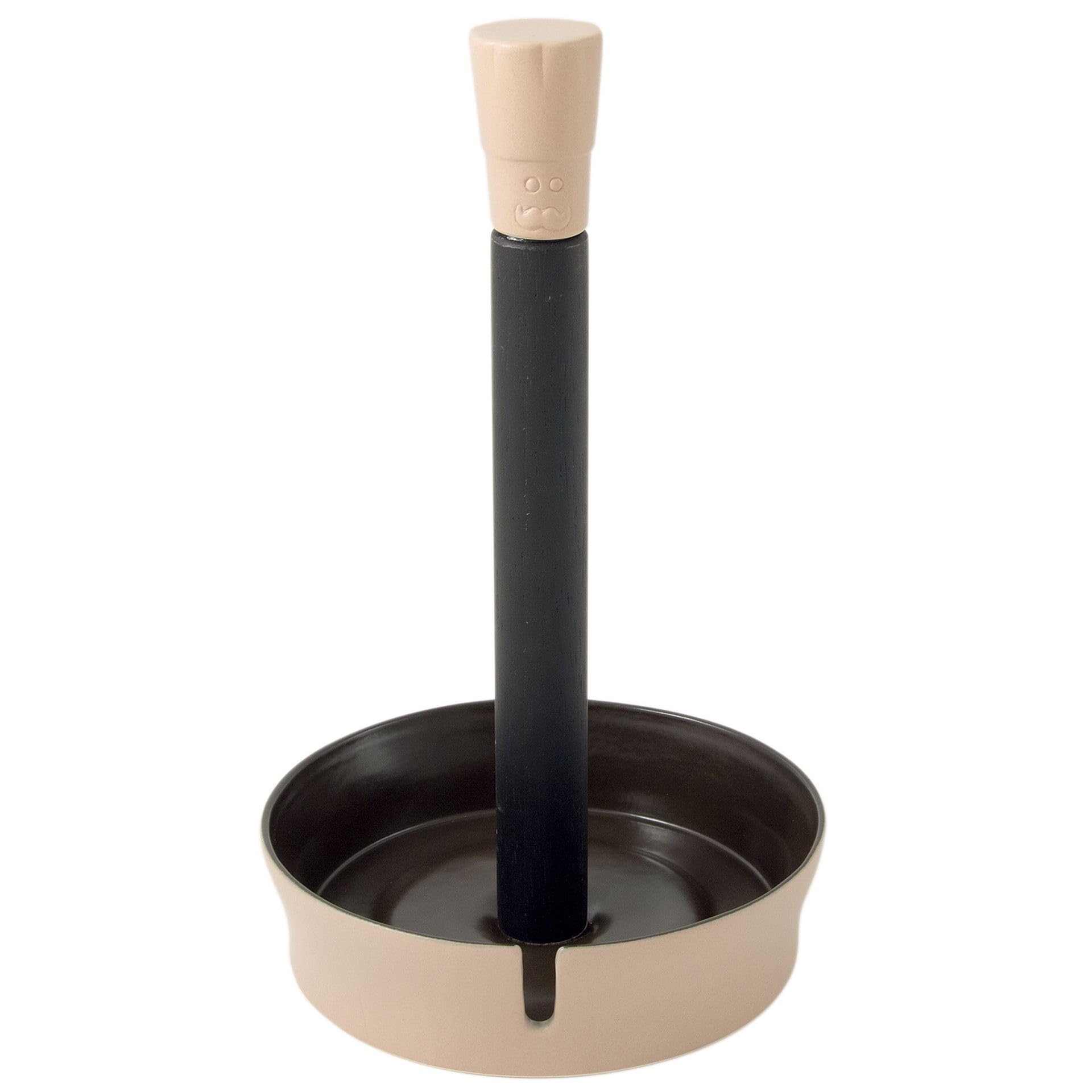 Wald Tavola e cucina portarotolo ceramica bianco 30,5 cm