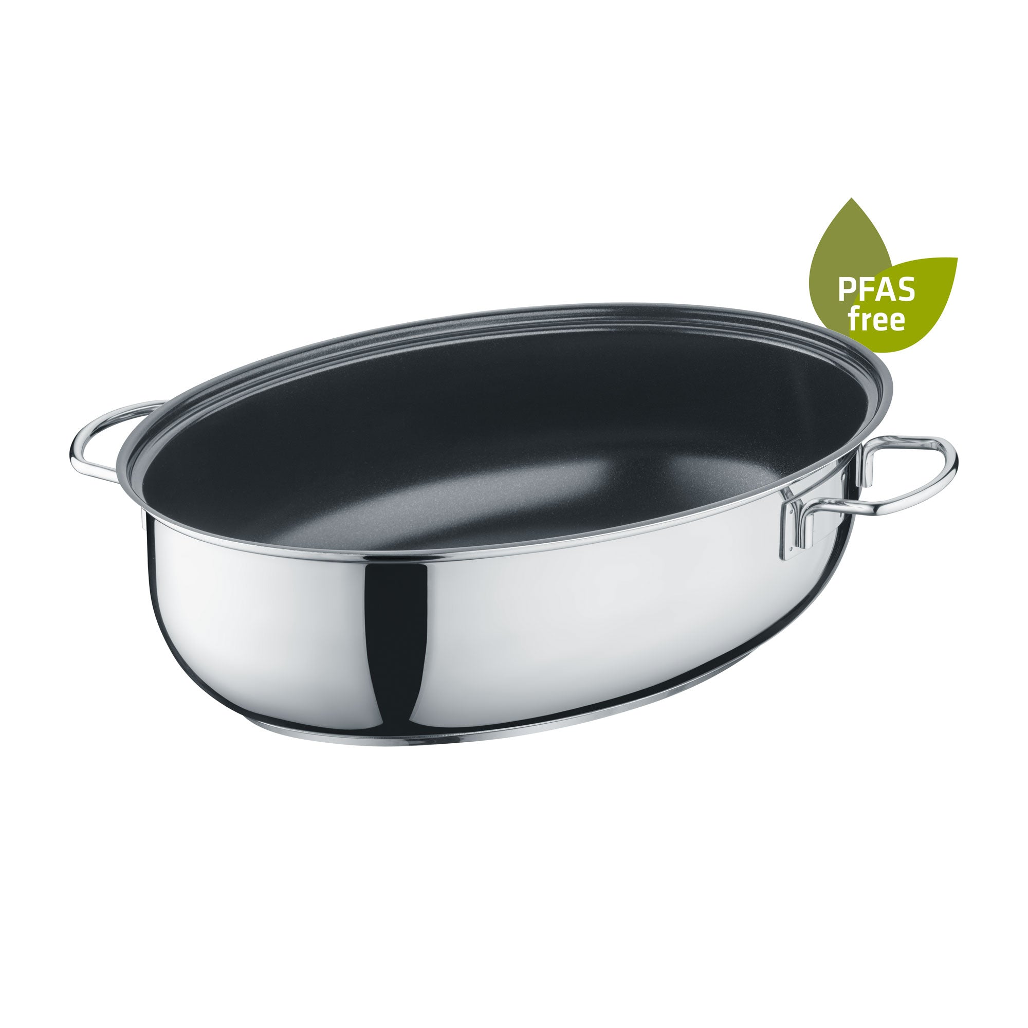 Berndes Bräter Rostiera Ovale 38 cm Acciaio con Coperchio