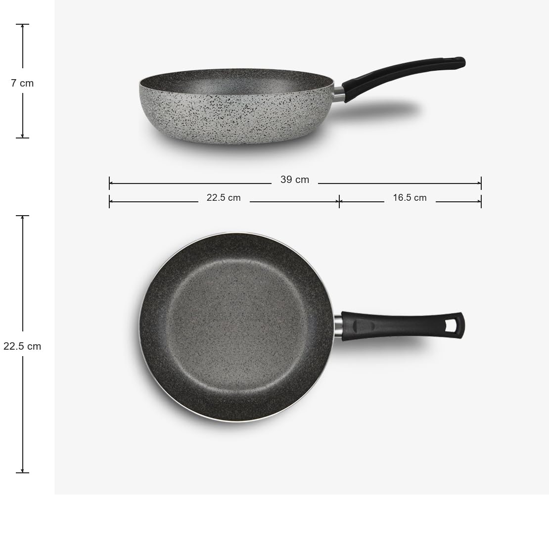 Mamù Janet 2.0 saltapasta antiaderente 22 cm made in Italy