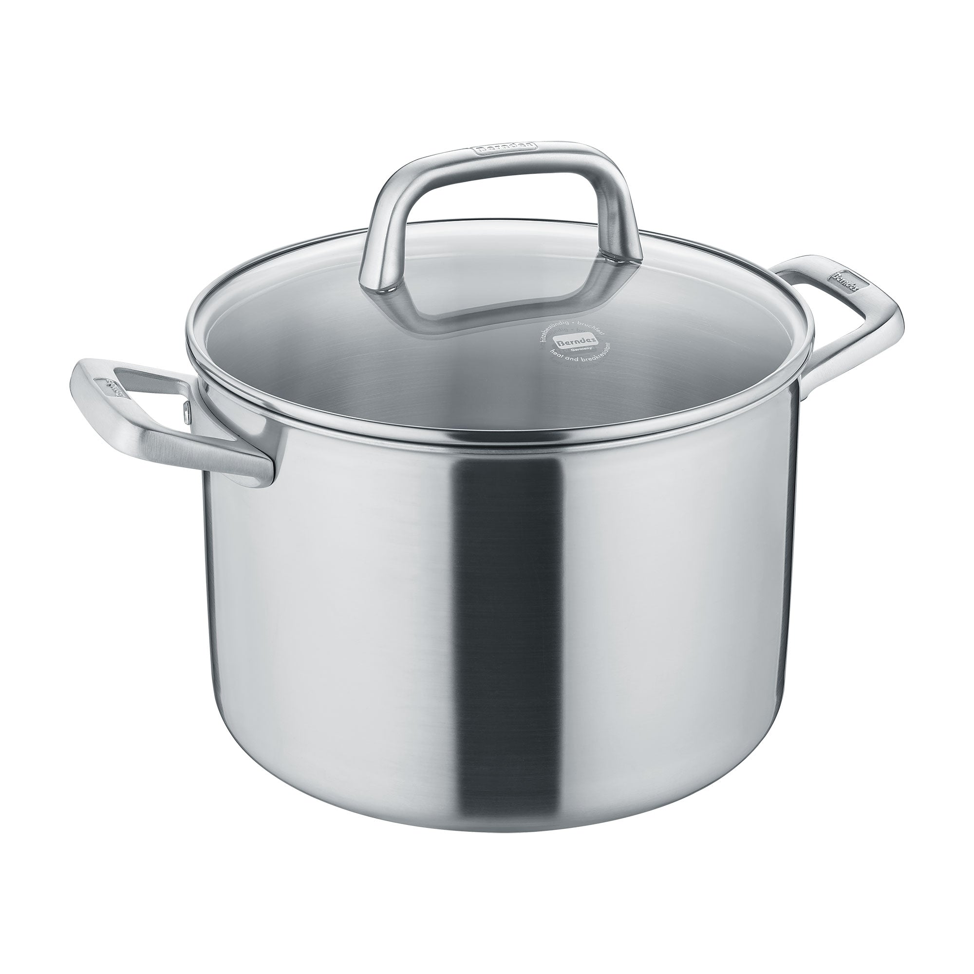 Berndes Tricion Resist Pentola 24 cm Acciaio con Coperchio