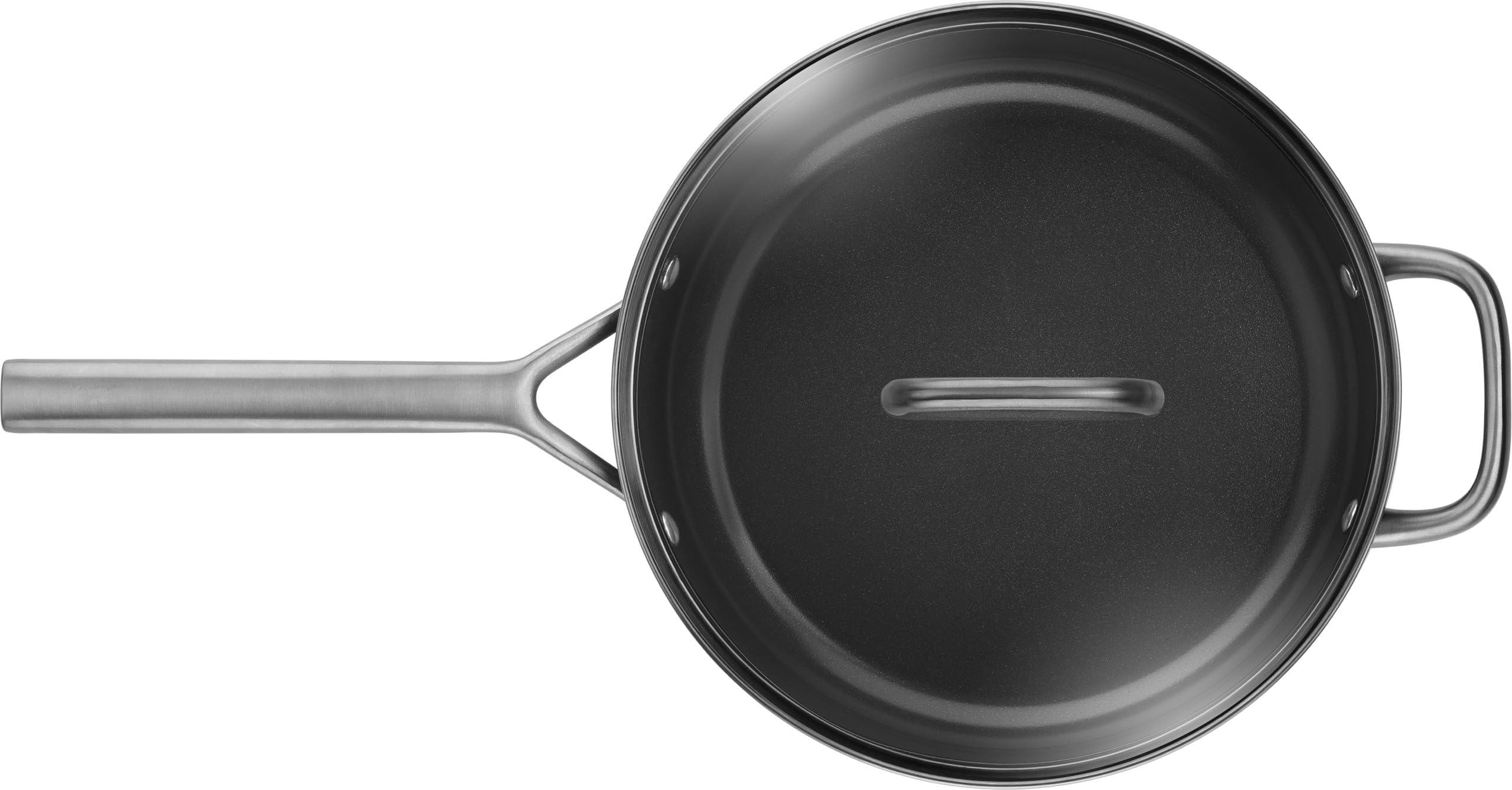 ZWILLING Milano Padella 28 cm con Coperchio Vetro Nera