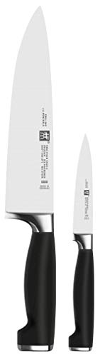 Zwilling Vier Sterne set 2 coltelli cucina acciaio inox