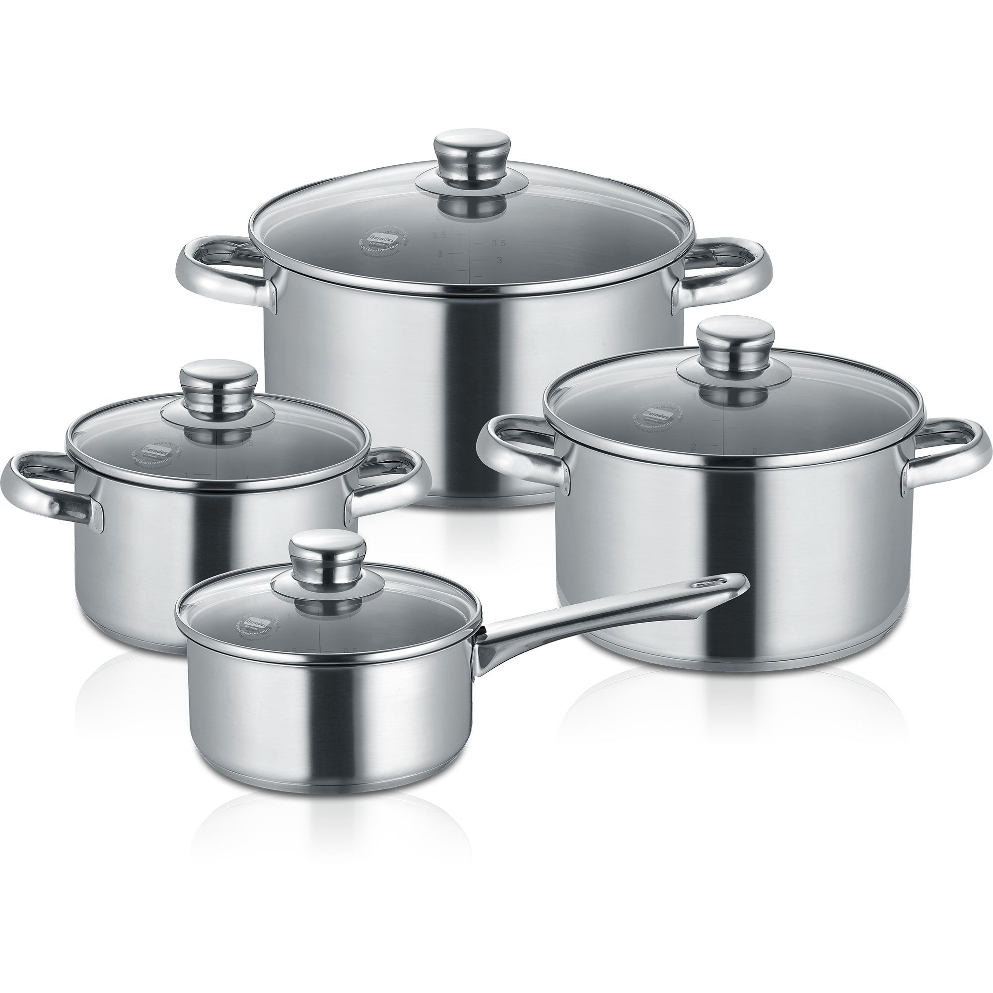 Berndes New Roma set pentole 4 pezzi acciaio inox